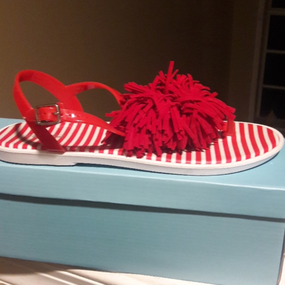 👠NEW👠 Red thong sandals